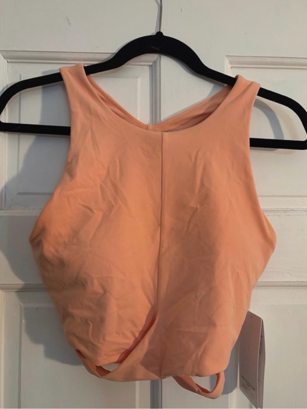 Athleta Peach High-Neck Tank Top